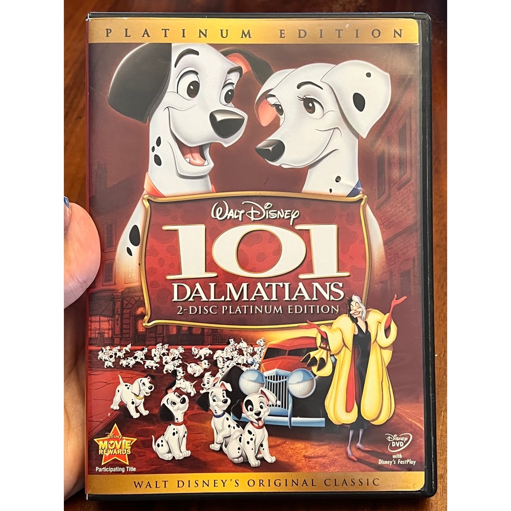 Disney 101 Dalmatians DVD 2-Disc Platinum Edition 2008 Animated Classic